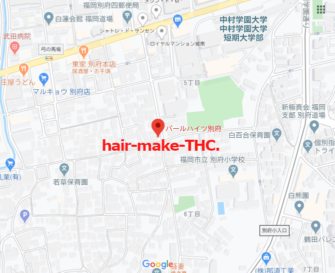 ヘアーメイクTHCアクセスMAP
